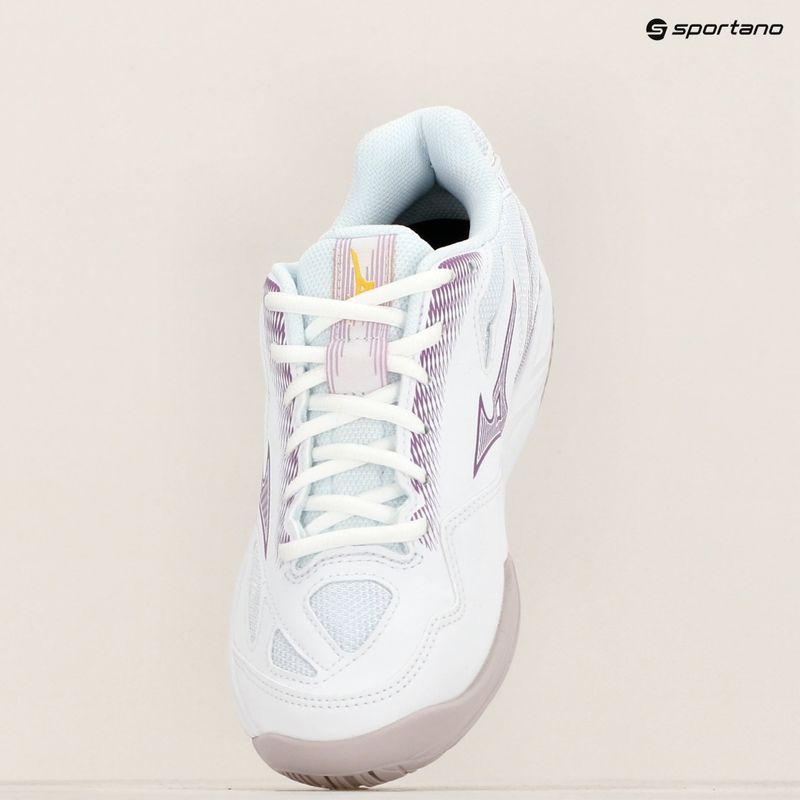 Hádzanárske topánky Mizuno Stealth Star 2 white/patrician purple/quince 12