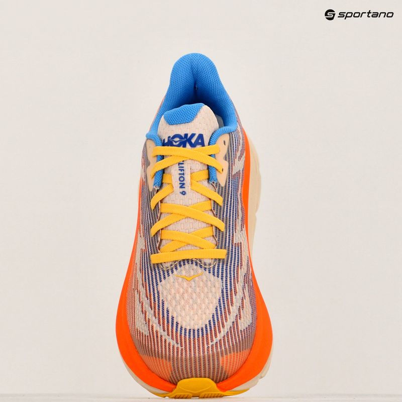 Detská bežecká obuv HOKA Clifton 9 ultramarine/electric tangerine 16