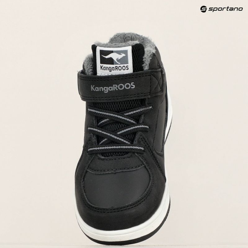 Detská obuv KangaROOS K-CPI Kalino Mid EV jet black / steel grey 8