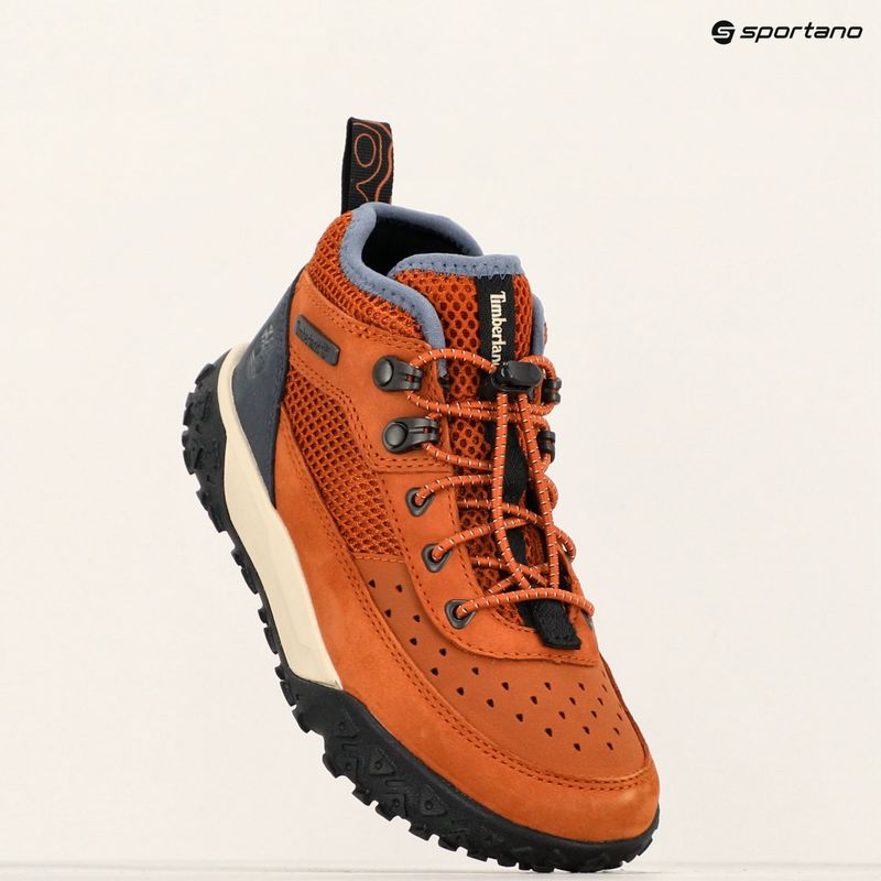 Detská obuv Timberland Greenstride Motion 6 Low Lace dark orange nubuck 17