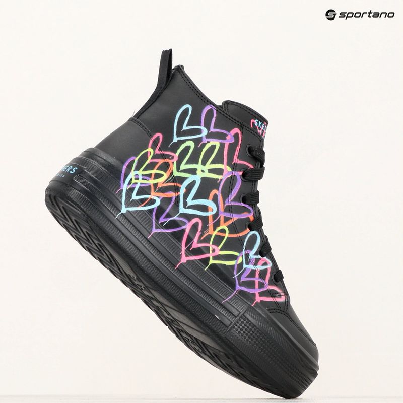 Detská obuv SKECHERS Hyperlift Love Daze black/multicolor 11