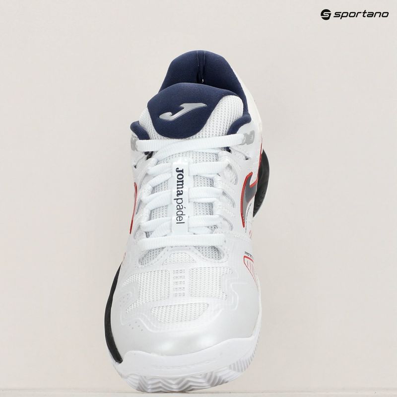 Detská tenisová obuv Joma Slam JR C white/navy blue 10