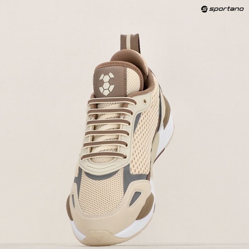 Topánky EA7 Emporio Armani Ace Runner Mesh topánky whiteecap grey/ portabella 16