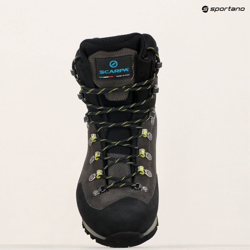 Pánske vysokohorské topánky SCARPA Manta Tech GTX shark/lime 16