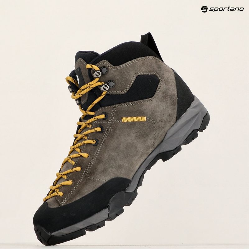 Pánska treková obuv SCARPA Mojito Hike GTX titanium/mustard 13