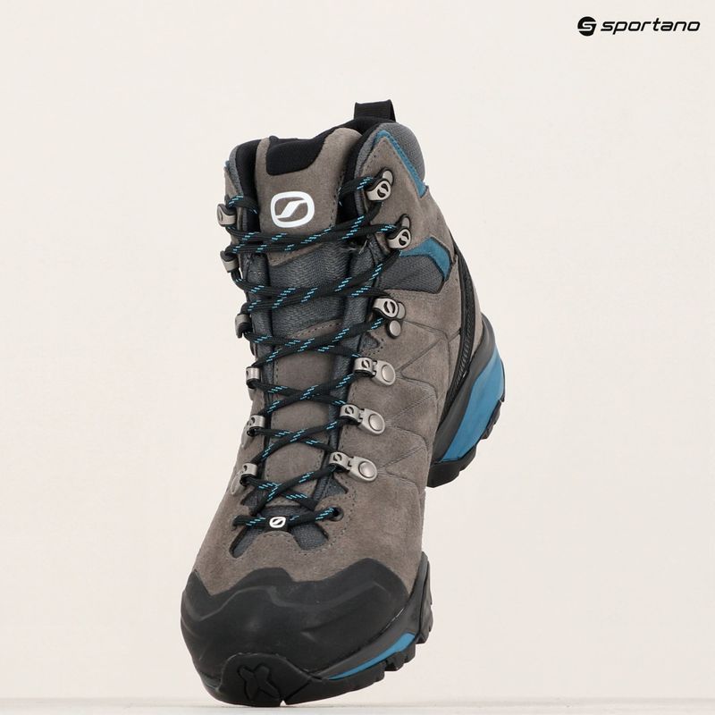 Pánske trekové topánky SCARPA ZG Trek GTX titanium/lake blue 15