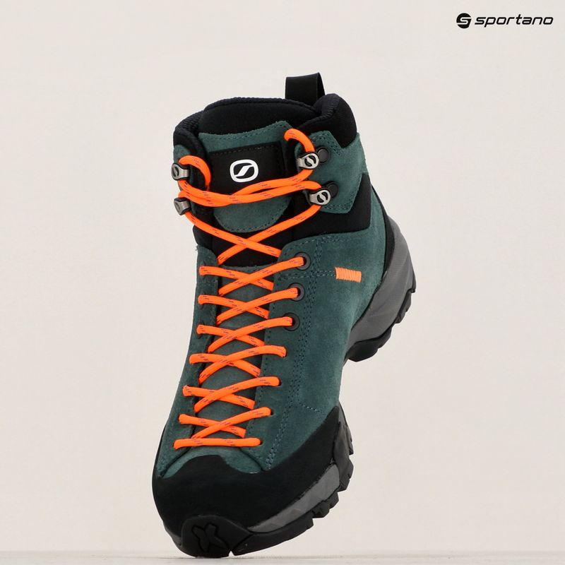 Dámske trekové topánky SCARPA Mojito Hike GTX botanic green/orange pop 15