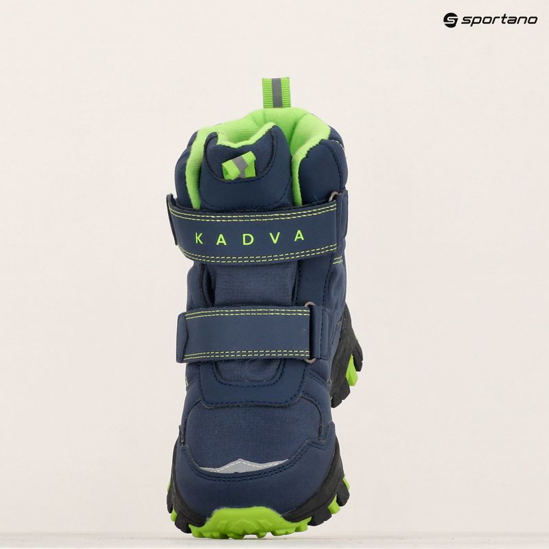 Detské snehule KADVA Snowey Mid WaterProof modro/zelené 13