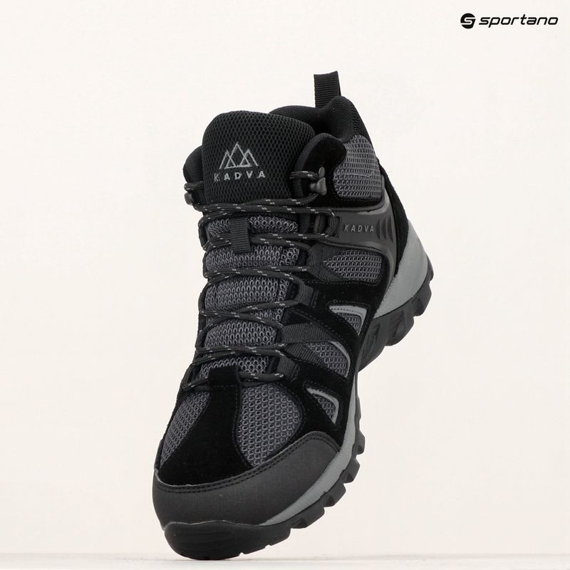 Pánske trekingové topánky KADVA Traver Mid WaterProof čierne 17