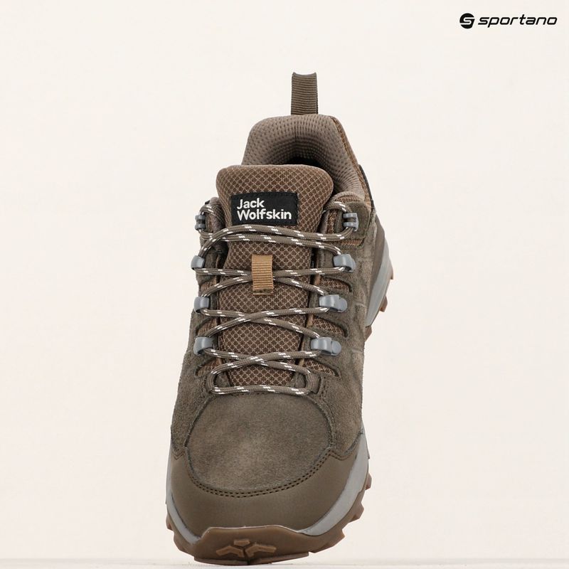 Pánska trekingová obuv Jack Wolfskin Refugio Texapore Low cold coffee 15