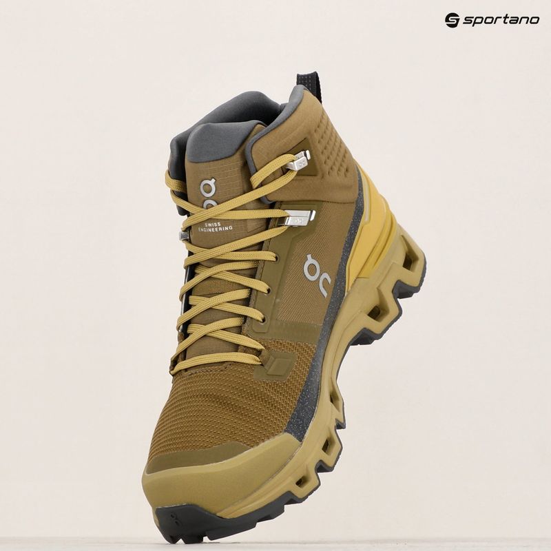 Pánska treková obuv On Cloudrock 2 Waterproof hunter/safari 9