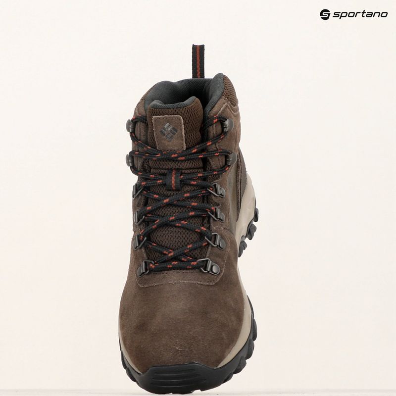 Pánske trekové topánky Columbia Newton Ridge Plus II Suede WP elk/ mountain red 288 12