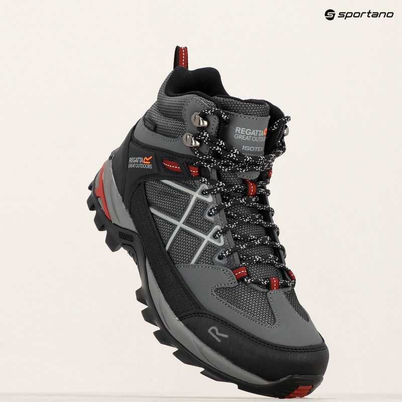 Pánske trekové topánky REGATTA Samaris III briar/rio red 19