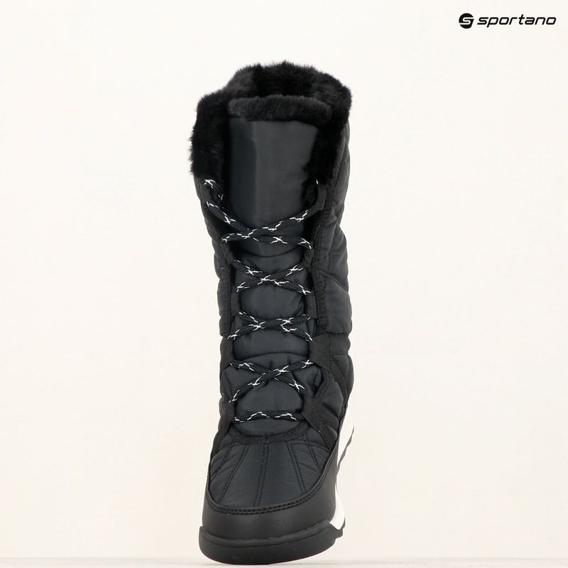 Dámske snehule  Sorel Whitney II Plus Tall Lace WP black/sea salt 10