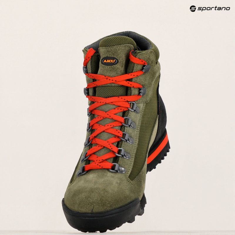 Pánska trekingová obuv AKU Slope Micro GTX military green/red 9