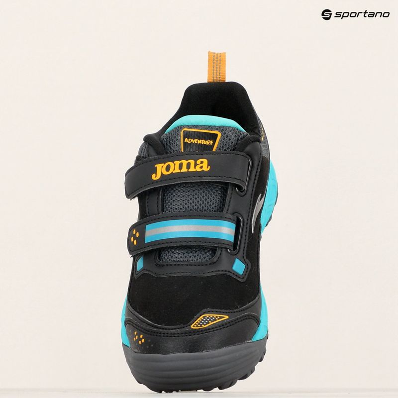 Detská bežecká obuv Joma Adventure black/turquoise 15