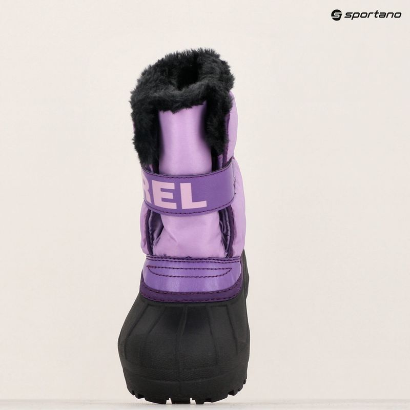Detské snehule  Sorel Childrens Snow Commander gumdrop/purple violet 16