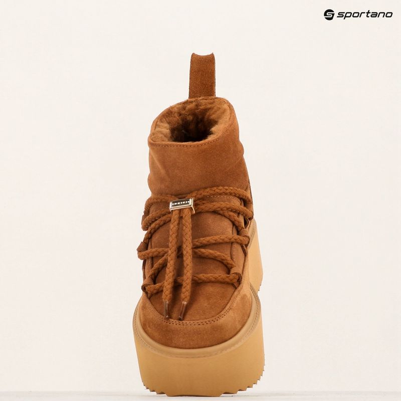 Dámske snehule INUIKII Classic Low Platform brown 11