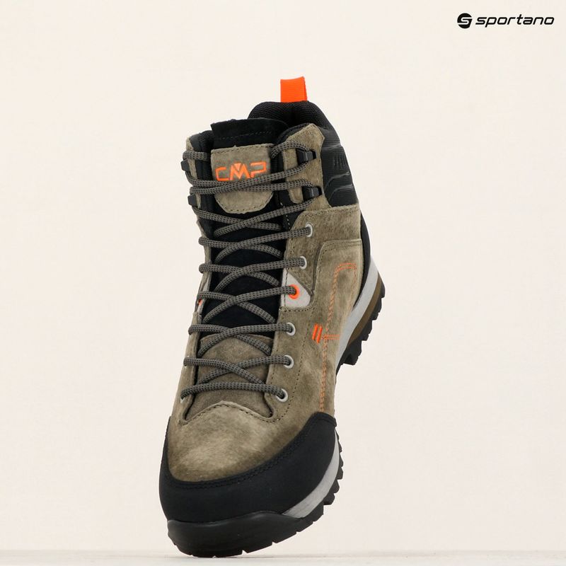 Pánske trekové topánky CMP Alcor 2.0 Low Wp fango / arancio 9