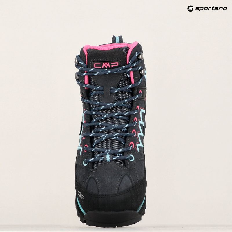 Dámske trekové topánky CMP Moon Mid WP anthracite/acqua 9