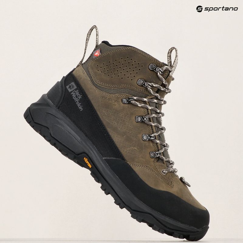 Pánske trekové topánky Jack Wolfskin Terraquest Arctic Texapore Mid cold coffee 11