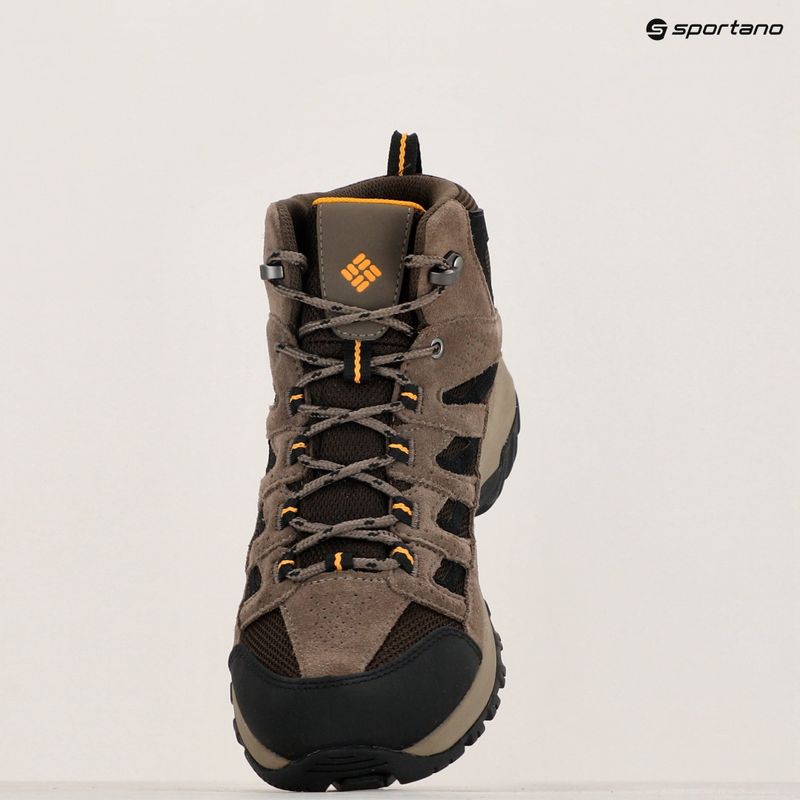 Pánske trekové topánky Columbia Crestwood Mid Wp V2 dark grey/ deep rust 16