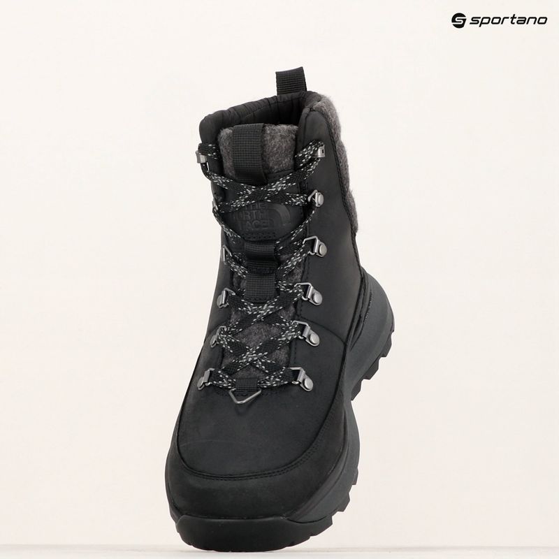 Pánske snehové topánky The North Face Bergen Leather WP black/black 15