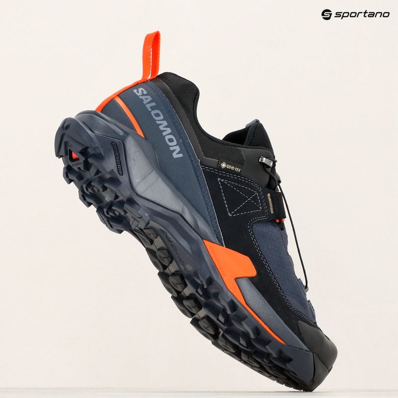 Pánske trekové topánky Salomon X Ultra Alpine GTX grisaille/black/red orange 22