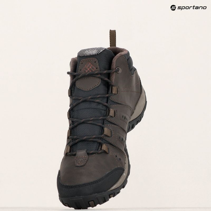 Pánska obuv Columbia Woodburn Ii Chukka WP OH cordovan/ garnet red 18