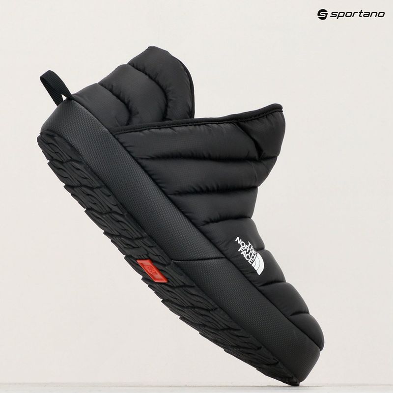 Pánske zimné šľapky The North Face Thermoball Traction Bootie black / white 16