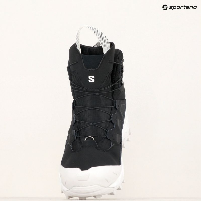 Pánske trekové topánkySalomon Crossrak Powder WP black/black/white 21