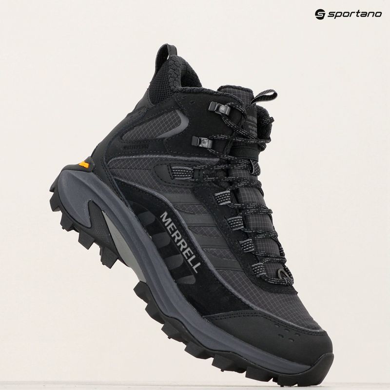 Pánske turistické topánky Merrell Moab Speed 2 Thermo Mid Wp triple black 14