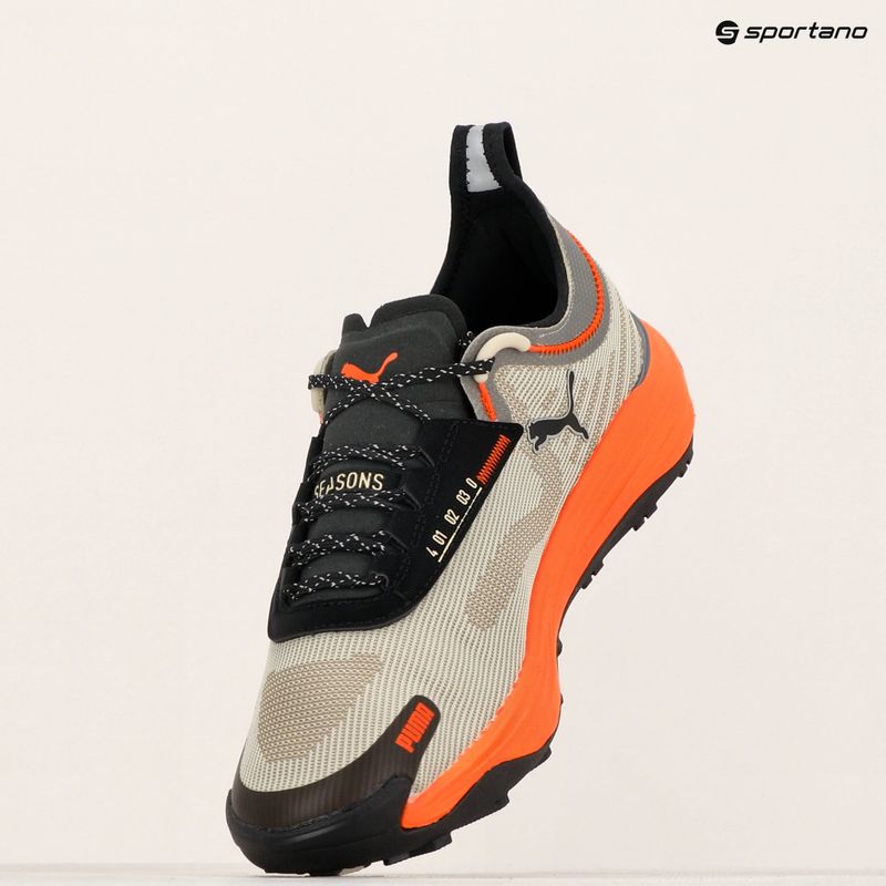 Pánska bežecká obuv PUMA Voyage Nitro 3 Tech desert dust/flame flicker 19