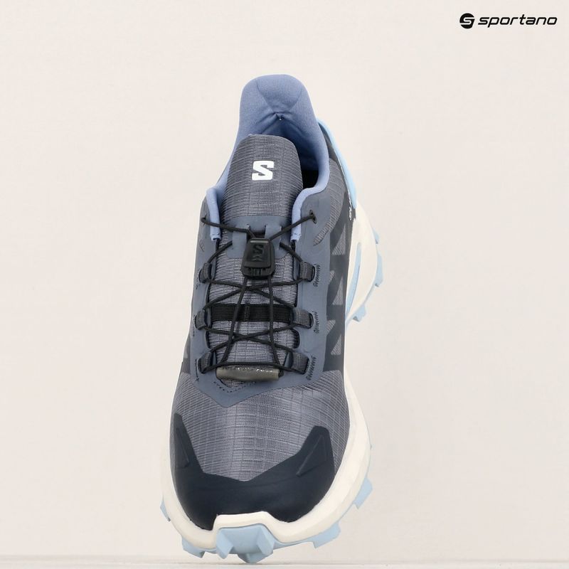 Dámska bežecká obuv Salomon Supercross 4 grisaille/white/cashmere blue 18