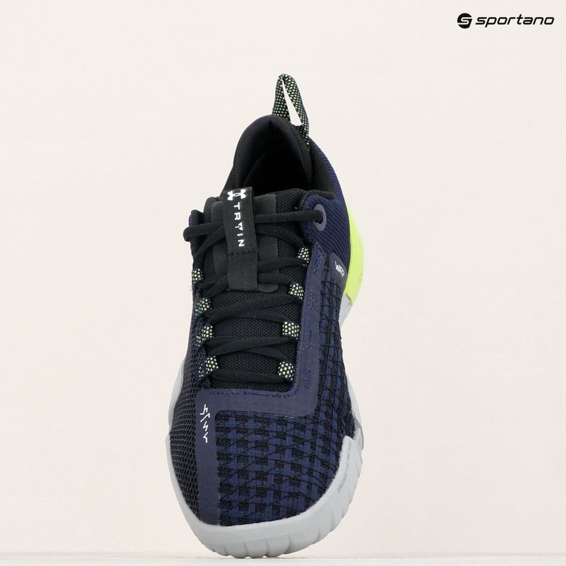 Pánske tréningová obuv  Under Armour TriBase Reign 6 midnight navy/morph green/white 15