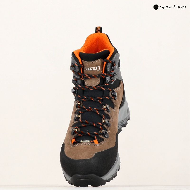 Pánska trekingová obuv AKU Alterra II GTX brown/orange 14