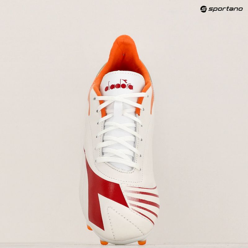 Pánske kopačky Diadora Maximus LT SLP12 white/chili pepper/russet orange 15