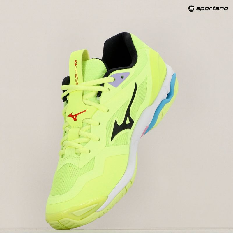 Pánska hádzanárska obuv Mizuno Wave Stealth 6 neo lime/black/splish splash 12