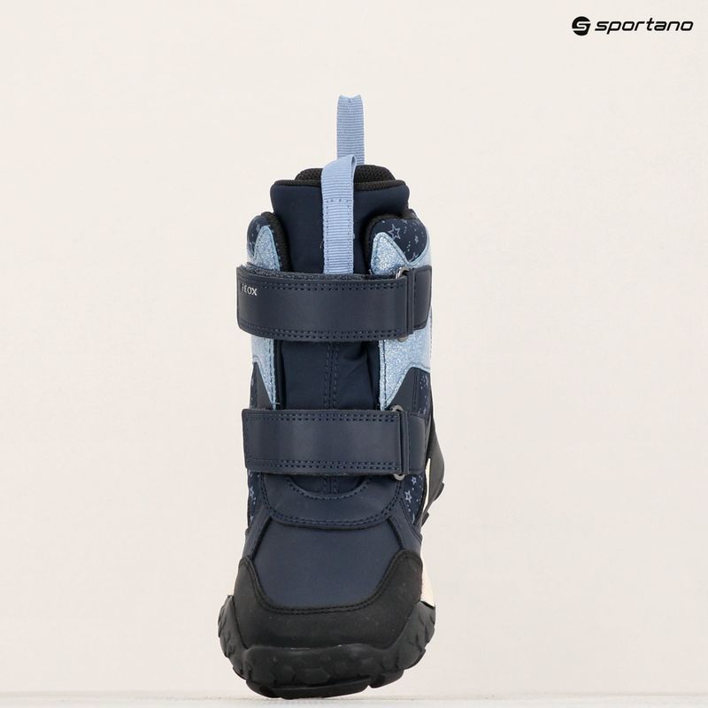 Juniorské snehule Geox Trekkyup ABX navy/light avio 9