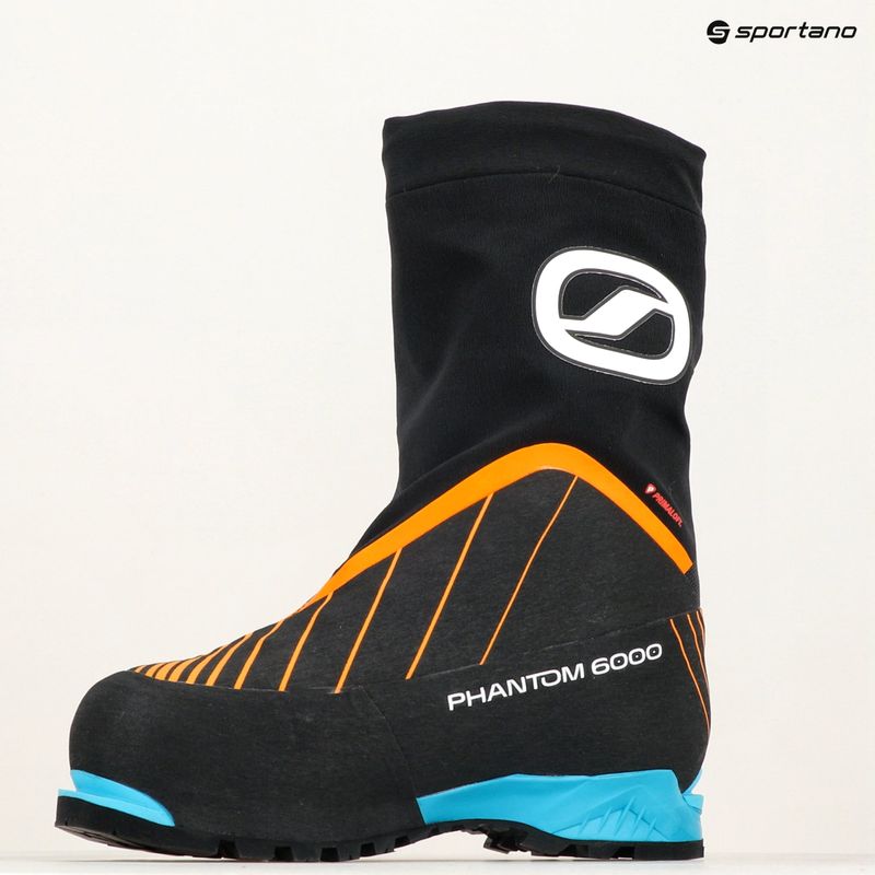 Pánske horolezecké topánky SCARPA Phantom 6000 black/bright orange 19