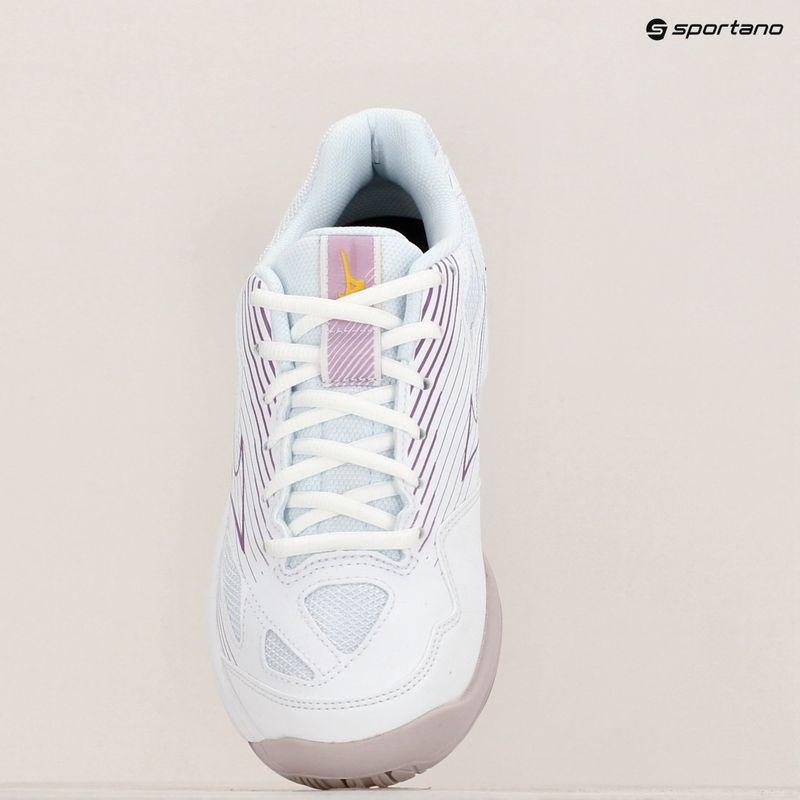 Volejbalová obuv Mizuno Cyclone Speed 4 white/patrician purple/quince 12