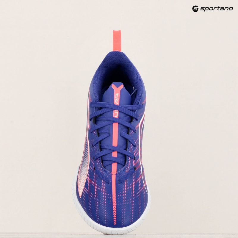 Detská futbalová obuv PUMA Ultra 5 Play TT Jr lapis lazuli/puma white/sunset glow 16