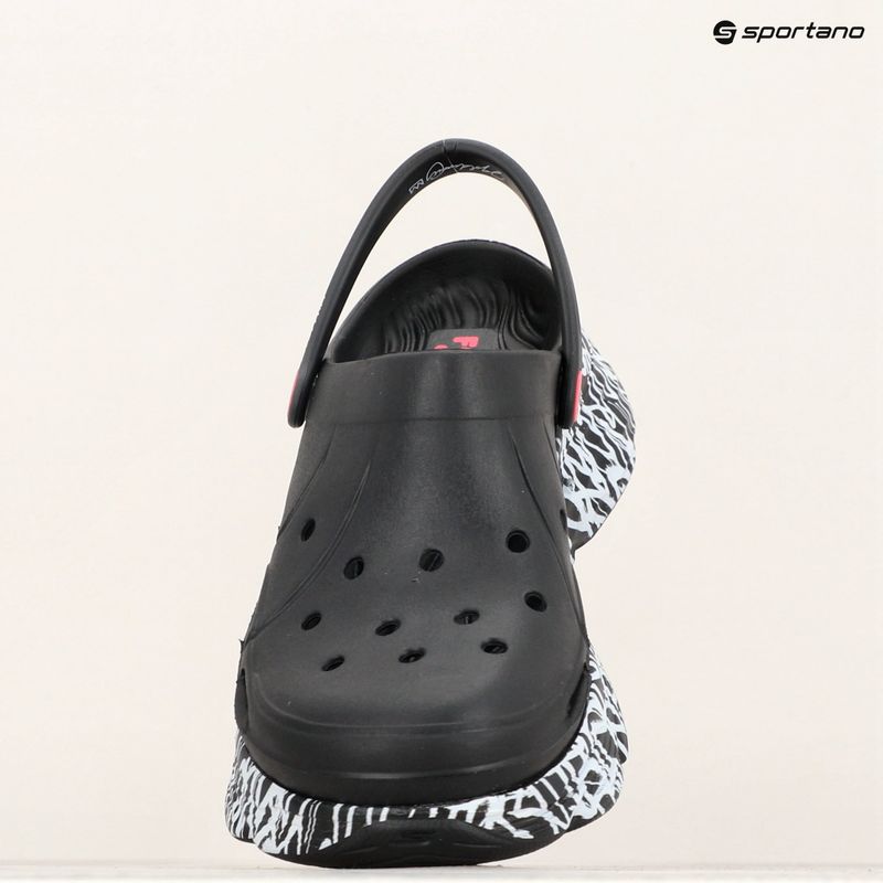 Dámske nazúvaky SKECHERS JGoldcrown Max Cushioning Foamies Love True black 16