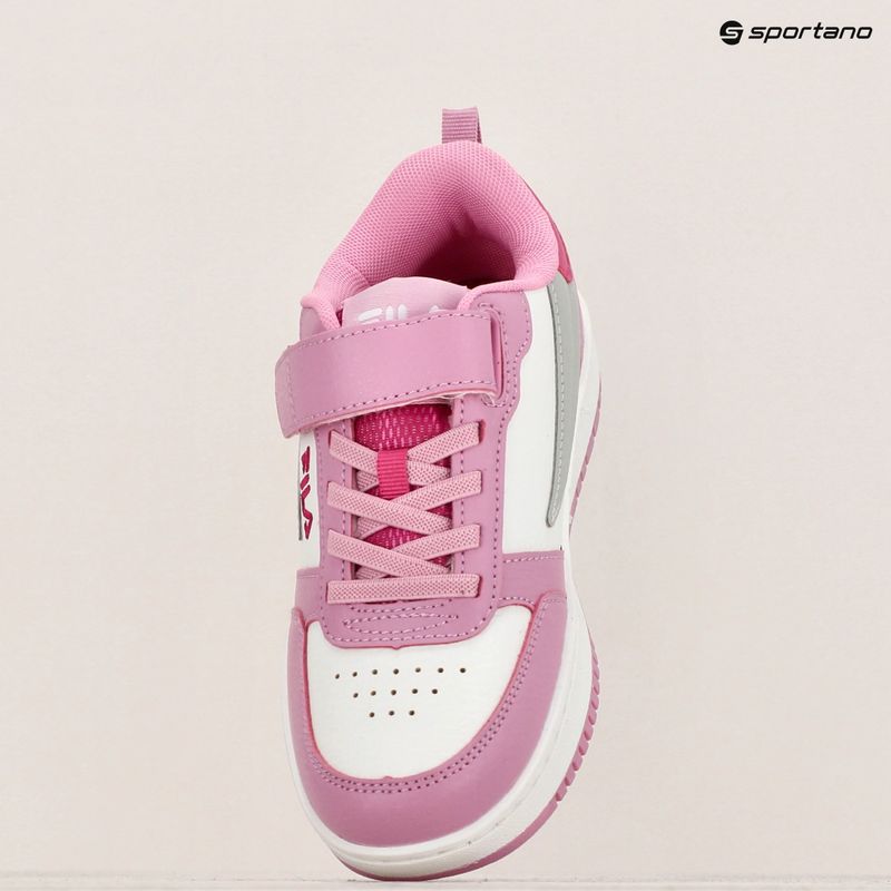 Detské topánky FILA Rega Nf Velcro white/moonlite mauve 16