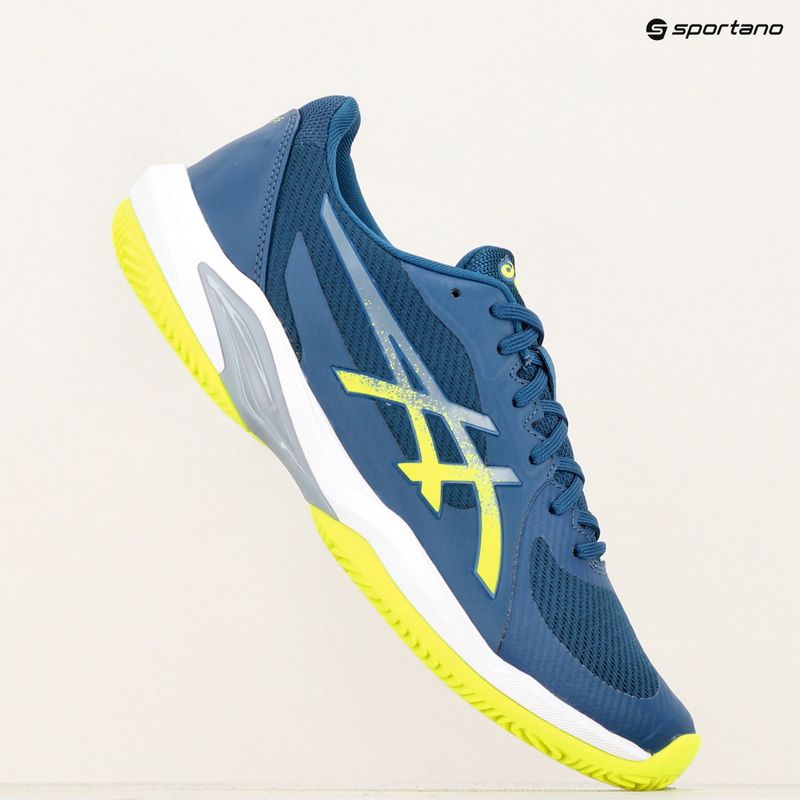 Pánska tenisová obuv ASICS Solution Swift FF 2 Clay mako blue/safety yellow 16