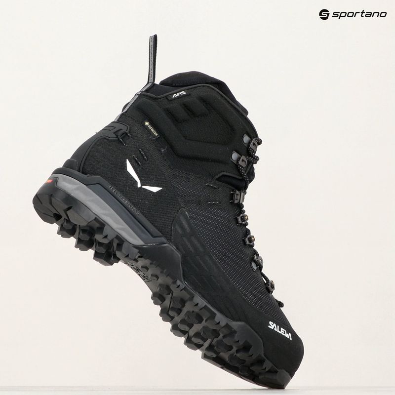 Pánske trekové topánky Salewa Ortles Edge Mid GTX black/ black 16