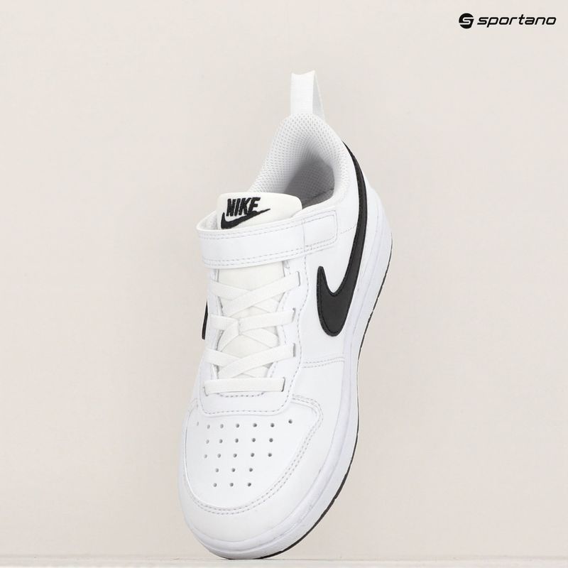 Detská obuv Nike Court Borough Low Recraft white/black 8