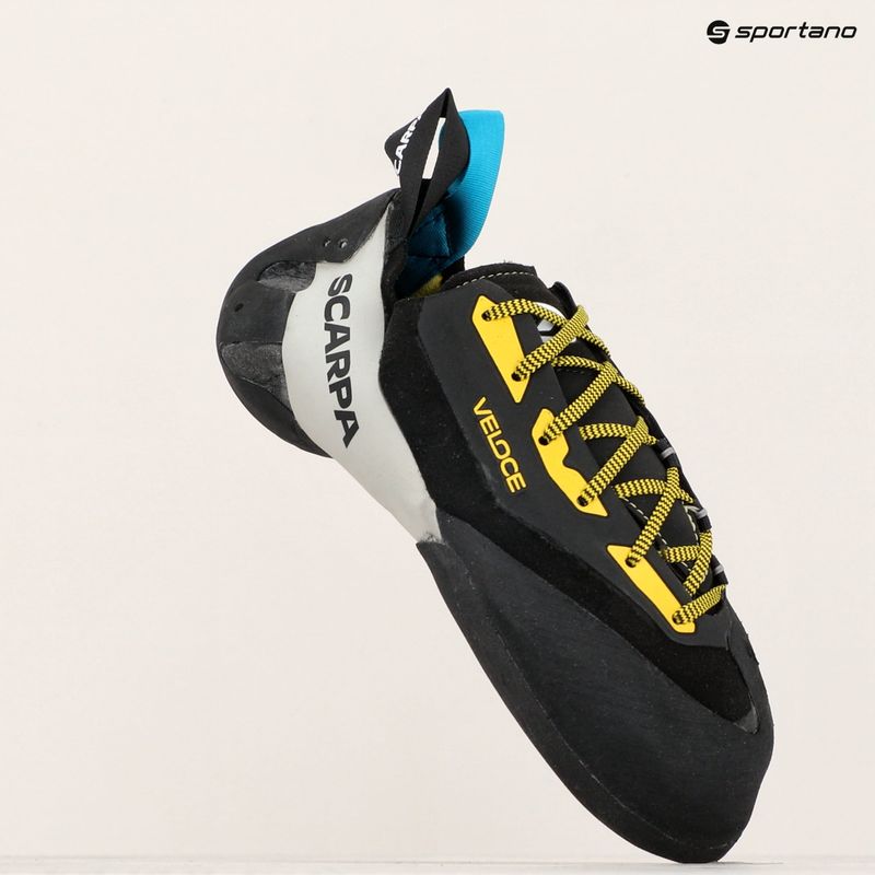 Lezecká obuv SCARPA Veloce L black/yellow 11