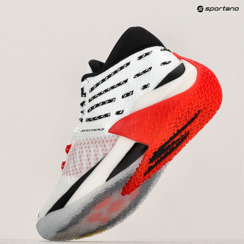 Pánske basketbalové topánky SKECHERS SKX Elevate white/red/black 10
