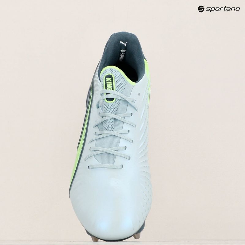 Pánska futbalová obuv/ kopačky PUMA King Ultimate MxSG frosted dew/fizzy apple 9